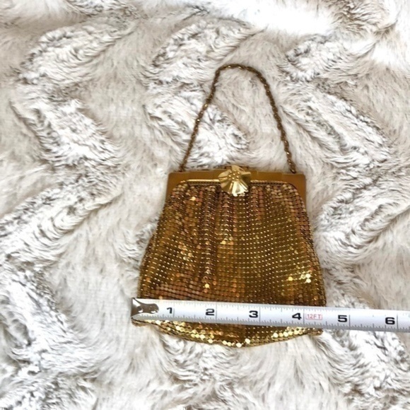 Whiting & Davis Gold Metal Mesh Handbag